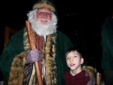 TJ with Father Christmas