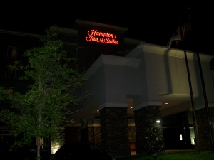 A view of the Greensboro Hampton Inn & Suites Coliseum