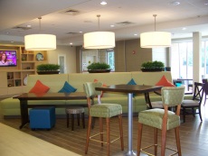 Home2 Suites inviting lobby
