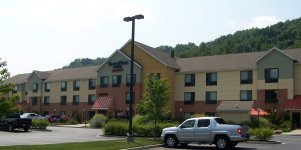A view of the TownePlace Suites in Huntington,WV